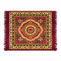 Astral Street premium Velvet Pooja Mat (24 x 24 Inches) – Mandir Pooja Aasan for Home Temple | Meditation & Havan Mat | Spiritual Prayer Cloth